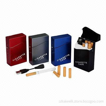 Mini Electronic Cigarettes with Nice Blue Case, Measures 96 x 8.5mm